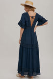 Avery Lace Trim Maxi Dress