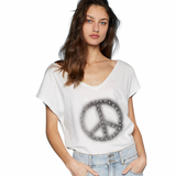 Peace Studded Emblem Tee