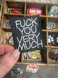 Fuck You Very Much Patch