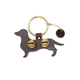 Door Chimes - Dachshund: Dark Brown / Brass