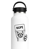 “Nope” Raccoon Sticker 3”