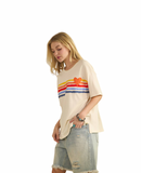 Retro Rainbow Stripe Tee