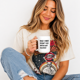 Bad vibes ceramic coffee mug