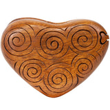 SCROLL HEART PUZZLE BOX