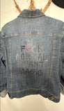 Denim Jacket w/FNormal I Want Magic Patch