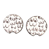 Car Coasters “Boobies" Set of 2