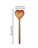 Wooden Heart Shaped Spoon