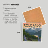 Ceramic Coaster Colorado Bear