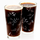 Science of Beer Pint Glass